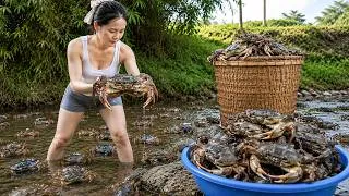 Thumbnail: Harvesting Crabs - Frogs From The Deep Forest & Goes To Market Sell  – Survival in The Wild