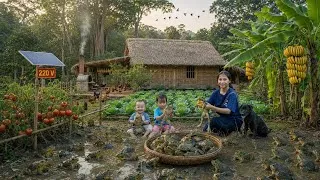 Thumbnail: 3 years living in the forest: Catching frogs and harvesting bananas to sell at the market.