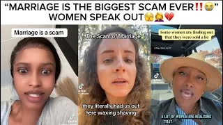 Thumbnail: “MARRIAGE IS A SCAM‼️🥴” WOMEN FINALLY SPEAK OUT‼️🤦‍♀️ WOMEN ARE WAKING UP TO THE PATRIARCHAL LIES‼️🥴