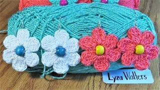 Thumbnail: Crochet Flower Earrings Easy