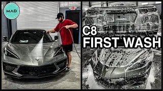 Thumbnail: Dirty C8 Corvette Deep Clean First Wash - Exterior & Interior Auto Detailing