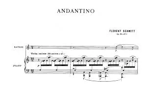 Thumbnail: Florent Schmitt — Andantino for piano and clarinet, Op.30 no.1