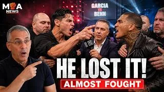 Thumbnail: "I'LL KNOCK YOU OUT!" 😱 Ryan Garcia & Conor Benn ALMOST FIGHT During LIVE Interview!