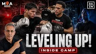 Thumbnail: "HE'S LEVELING UP!" 😱 Ryan Garcia Trains With David Benavidez Before Conor Benn Fight!