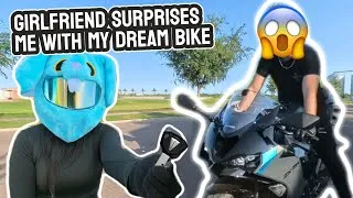 Thumbnail: She Surprised Me with My Dream Bike! 😱 | New ZX6R Reveal