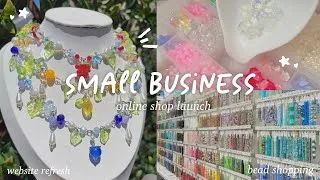 Thumbnail: 💫 SHOP LAUNCH VLOG: how i take product pictures, bead shopping, website revamp 