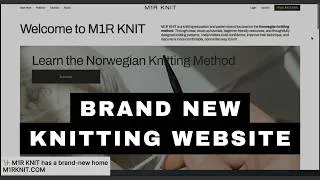 Thumbnail: FREE Beanie Knitting Pattern 🧶 + The New M1R KNIT Website! Come learn the Norwegian Knitting Method!