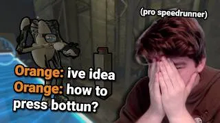 Thumbnail: I tried speedrunning Portal 2 with a random viewer. Big Mistake.