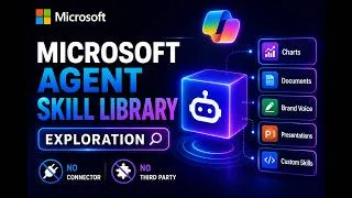 Thumbnail: Microsoft AI Agent Skills Library Explained | Explore, Reuse and Build Custom Skills