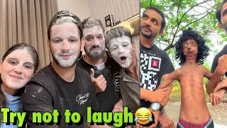 Thumbnail: Try not to laugh challenge gone wrong😂 | sabka face white hogaya😂