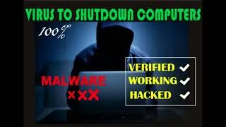Thumbnail: HOW TO CREATE VIRUS TO SHUTDOWN A COMPUTER🔥🔥 (NO PROGRAMMING) 2 line code🔞