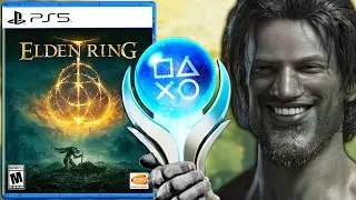 Thumbnail: I forced myself to Platinum Elden Ring Without Healing