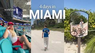 Thumbnail: 4 days in Miami 🌴 exploring, fav neighbourhoods, what to eat & World Cup quarter final