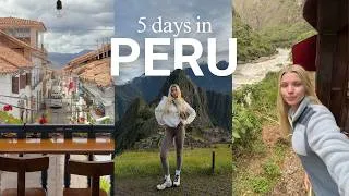 Thumbnail: 5 days in Peru 🦙 | exploring Cusco, Machu Picchu and Sacred Valley