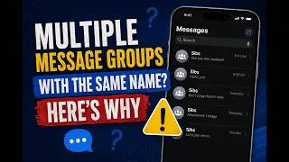 Thumbnail: Your iPhone Keeps Creating Duplicate Group Chats