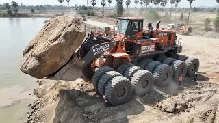 Thumbnail: OMG!! 😱 Incredible Massive Land Filling Project Giant Wheel Loader, Bulldozer & Dump Trucks