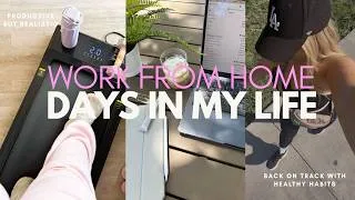Thumbnail: productive work days in my life | focusing on healthy habits