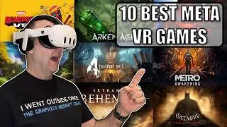 Thumbnail: 10 BEST Games on Meta Quest 3 & 3S - AAA Standalone Gaming