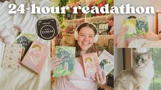 Thumbnail: reading instead of doomscrolling for 24 hours 📖⏳ | 24 hour readathon