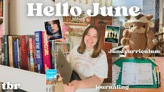 Thumbnail: spend the day with me 👒☀️🌷 | resetting for june, journaling, & my june curriculum