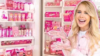 Thumbnail: I ONLY BOUGHT PINK GROCERIES FOR A WEEK!