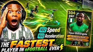 Thumbnail: The Fastest Player In eFootball Mobile ⚡