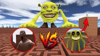 Thumbnail: I Finally Found Roblox Smiley's vs SHREK SONIC TAPES in Maze Sandbox | GMOD