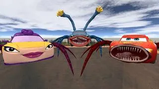 Thumbnail: ALL CAR EATERS RUMI, HUGGY WUGGY, MCQUEEN in Garry’s Mod! (GMOD)