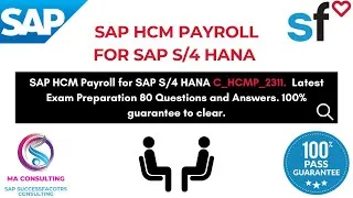 Thumbnail: SAP HCM Payroll S/4HANA C_HCMP_2311 Certification Latest Exam Questions and Answers Preparation 2025