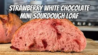 Thumbnail: Strawberry White Chocoalte Mini Sourdough Loaf