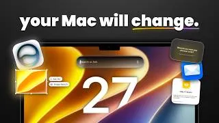 Thumbnail: macOS 27 Golden Gate - Top 10 Features!