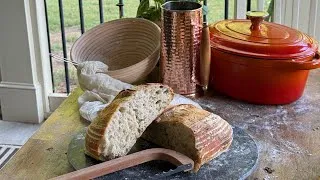 Thumbnail: Easy Chia Seed Sourdough Bread | Step-by-Step Recipe | Crispy Crust & Soft Crumb