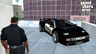 Thumbnail: Secret Place With Police Lamborghini In GTA San Andreas! (CJ Cop?)