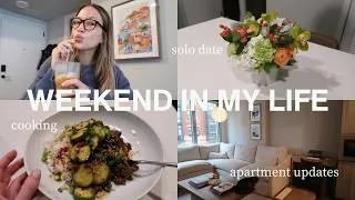 Thumbnail: VLOG: apartment updates, solo valentine’s day, cooking & skincare routine | maddie cidlik
