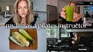 Thumbnail: Week In My Life As A Pilates Instructor | 5am mornings, gym workouts, healthy meals