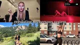 Thumbnail: regulating my nervous system: daily habits for lower cortisol & hormone health