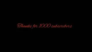 Thumbnail: Thanks for 1000 subscribers