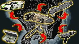 Thumbnail: GTA 5 - All New 2025 Secret Money, Rare Cars & Weapon Locations! (Story mode)