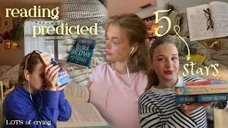Thumbnail: Reading predicted 5⭐️’s (most avoided book, new release, anticipated read)