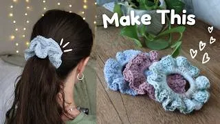 Thumbnail: How to Crochet a Scrunchie for Beginners | Quick Project