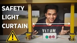 Thumbnail: Safety Light Curtain Working & Wiring Explained II How Safety Light Curtain Protect Lives?