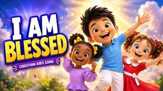 Thumbnail: I Am Blessed! 👑 Morning Scripture Song & Affirmation for Kids (Made a Wonder)