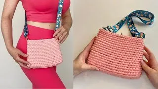 Thumbnail: Easy Crochet Crossbody Bag, How to Crochet a Bag Tutorial, Easy and Beginner Friendly