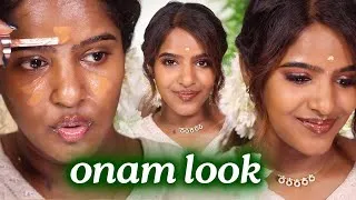 Thumbnail: Onam Makeup Tutorial On Brown Skin - 2026🌸