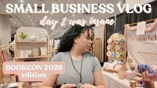 Thumbnail: What It’s REALLY Like Being a Vendor at BookCon 2026 — Day 2 📚✨ | Our Booth Was PACKED