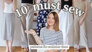 Thumbnail: 10 Must Sew Summer Patterns for 2026 | Beginner to advanced