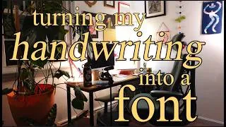 Thumbnail: I turned my handwriting into a font!!
