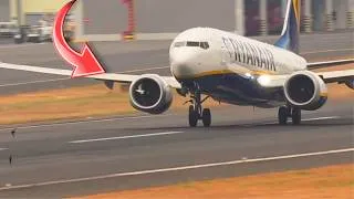 Thumbnail: BIRDSTRIKE RYANAIR Boeing 737 MAX 8 200 at Madeira Airport