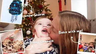Thumbnail: Vlogmas Day 2! Bake With Me|Breakfast Casserole, White Trash, Homemade Granola|DITL of a SAHM of 5