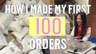 Thumbnail: Getting Your First 100 Sales (Without a Huge Following)